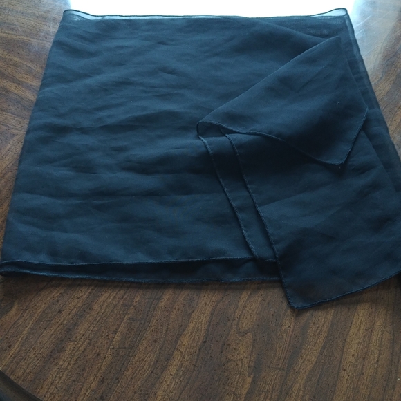 Black bathing suit coverup - Picture 2 of 2